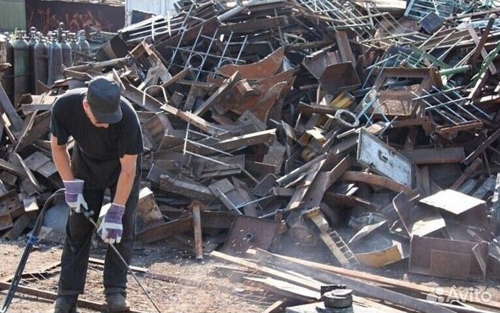 Приём и вывоз металлолома чёрных и цветных металло