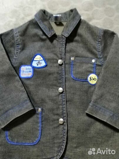 Пиджак и рубашка на мальчика 92