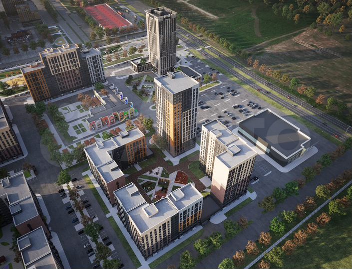 1-к. квартира, 43 м², 6/24 эт.