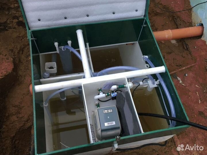 Септик эко Дека с переливом