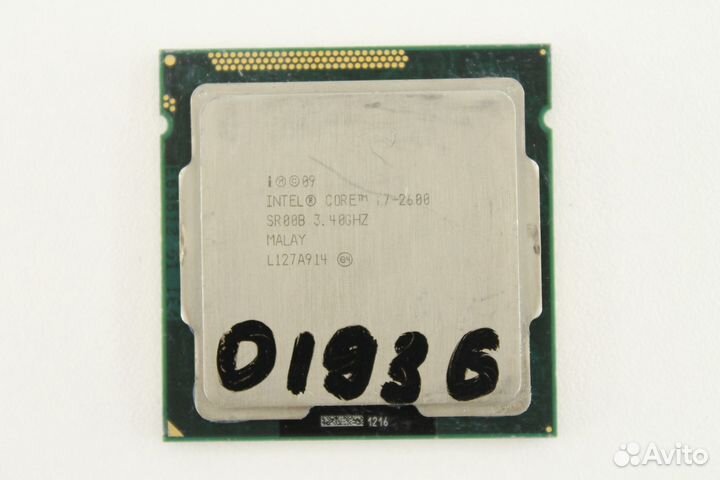 Процессор (1155) Intel Core i7-2600 3.4 GHz