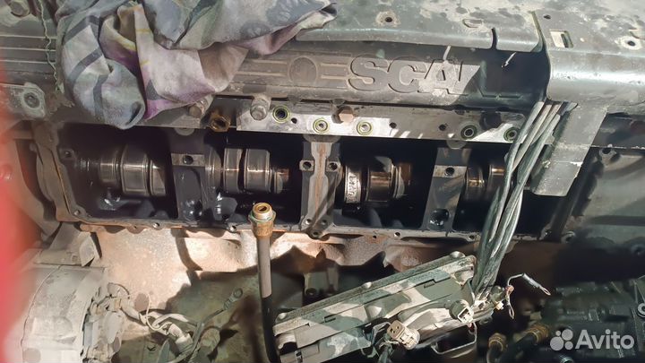 Распредвал scania под ремонт