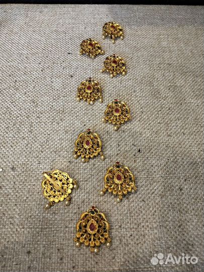 Индийские украшения на косу