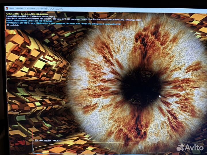 Игровая видеокарта GeForce GTX 1660 ti