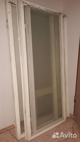 Оконные рамы 4 шт на 2 окна