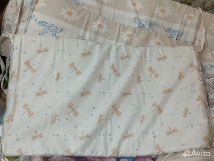 Бортики в детскую кроватку новые