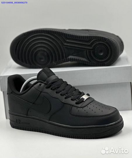 Кроссовки Nike Air Force Low Black (Арт.56182)