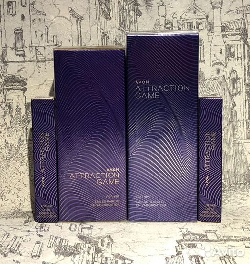 Парфюмерия линейки Attraction. Avon