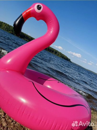 Надувной круг фламинго