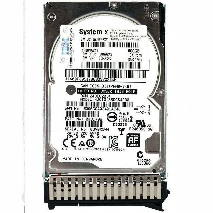 [00NA242] Жесткий Диск Lenovo 600gb 00na245 Sas 2,5 00na242
