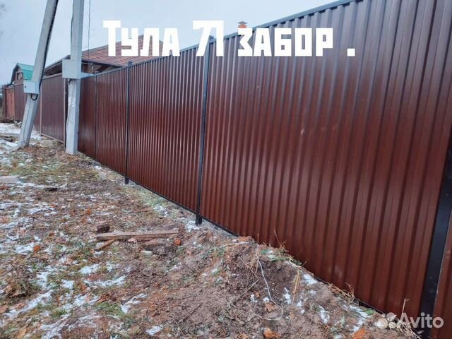 Монтаж заборов