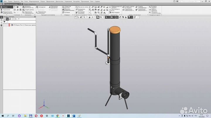 Чертежи в Компас 3D, 3D модели в Solid Works