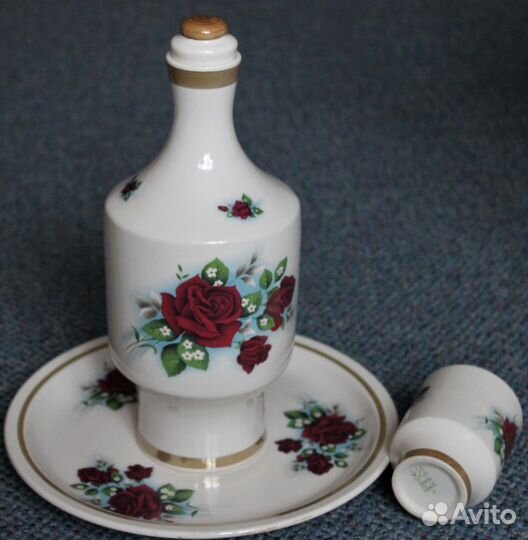 Штоф поднос и стаканчик набор зик Конаково