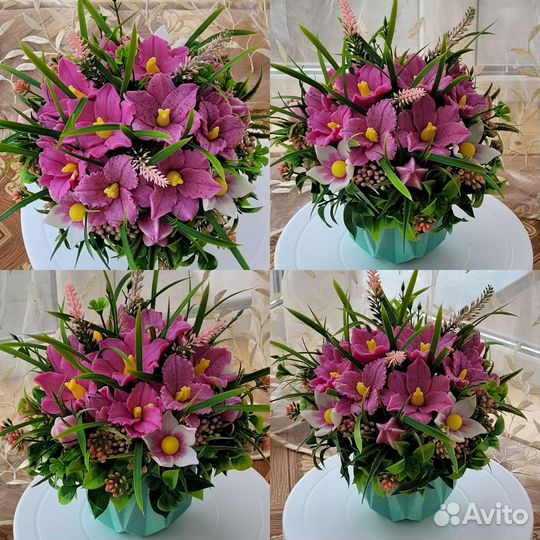 Букет цветов из мыла