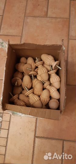 Резные навершия для мебели из бука