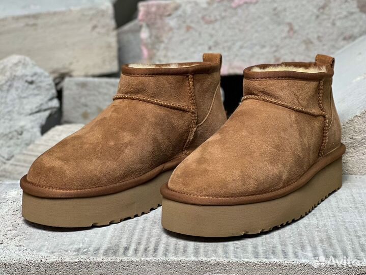 UGG Classic Ultra Mini Platform Chestnut