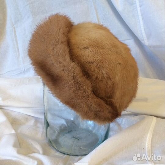 Шапка ретро меховая 1970е