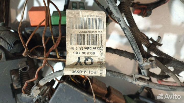 Проводка двигателя(коса) Opel Vectra B X16XEL 1.6L