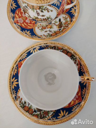 Кофейный сервиз из тонкого фарфора