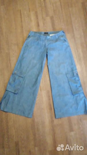 Джинсы широкие