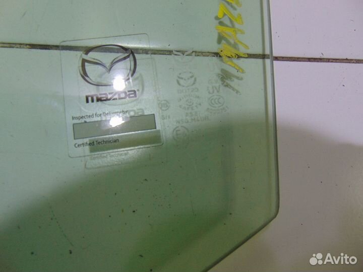 Стекло двери заднее левое Mazda 6 GJ GL 2011+
