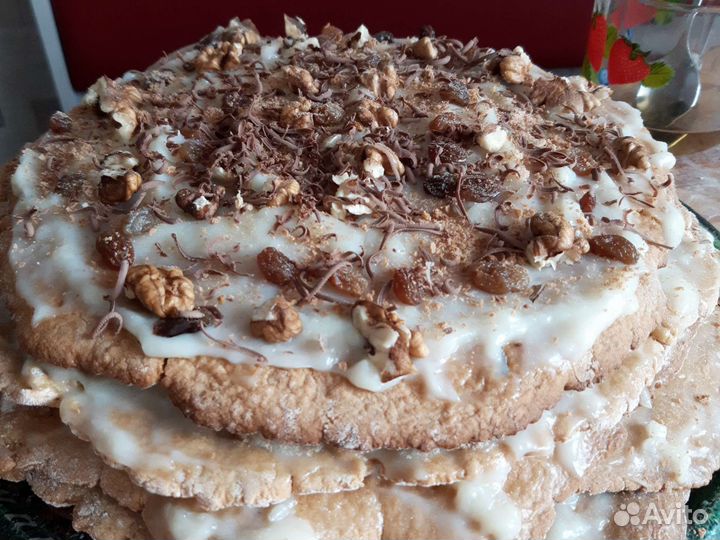 Домашний медовый торт