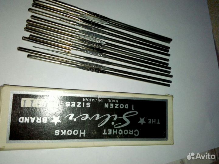 Набор крючков для вязания+матки ниток