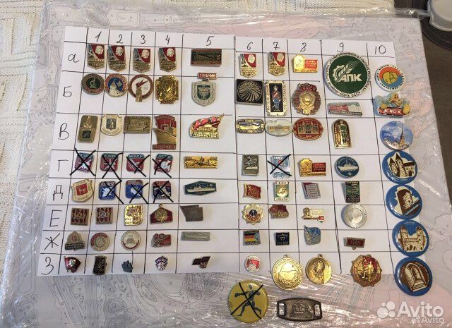 Советские значки жетоны