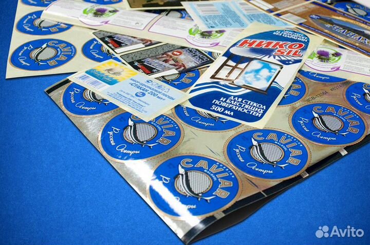 Уф Печать на наклейках