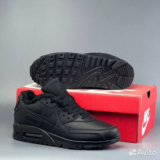 Теплые Nike Air Max 90 с мехом