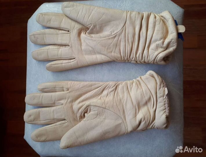 Перчатки кожаные