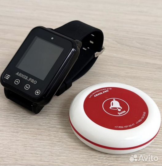 Кнопка вызова официанта персонала и часы Элит