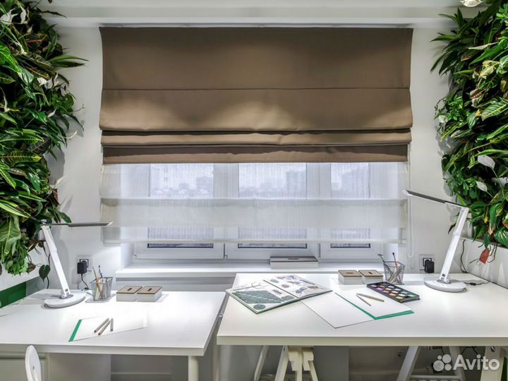 Двойная Римская штора на заказ