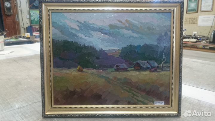 Картина маслом на холсте пейзаж
