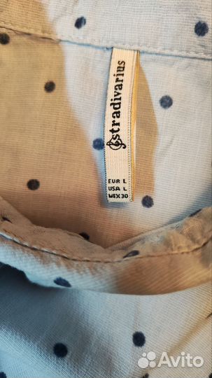 Блузка из хлопка Stradivarius