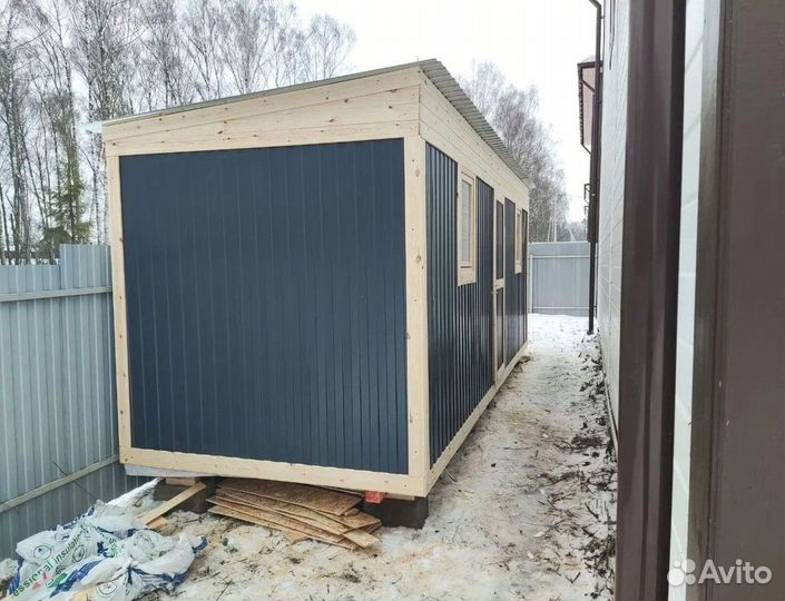 Бытовка вагончик из дерева