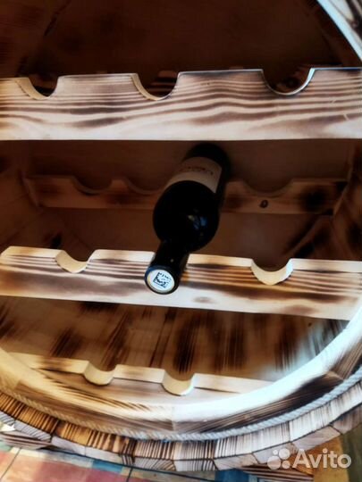 Бочка-бар на 10 винных бутылок