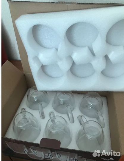 Кружка с двойными стенками для кофе 350 мл/Набор