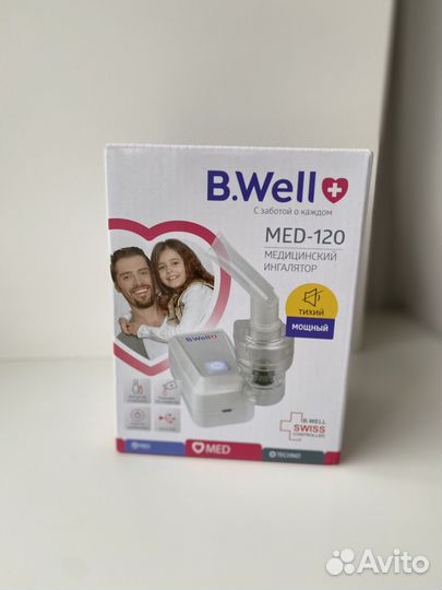 Ингалятор небулайзер портативный BWell новый