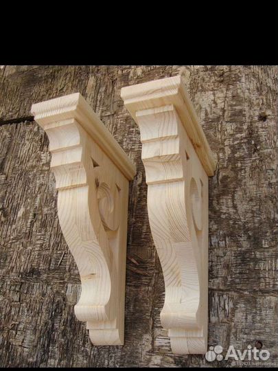 Кронштейн для полки в стиле кантри,сканди