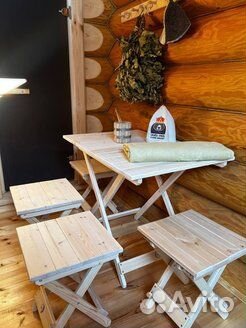 Комплект мебели для бани и дачи