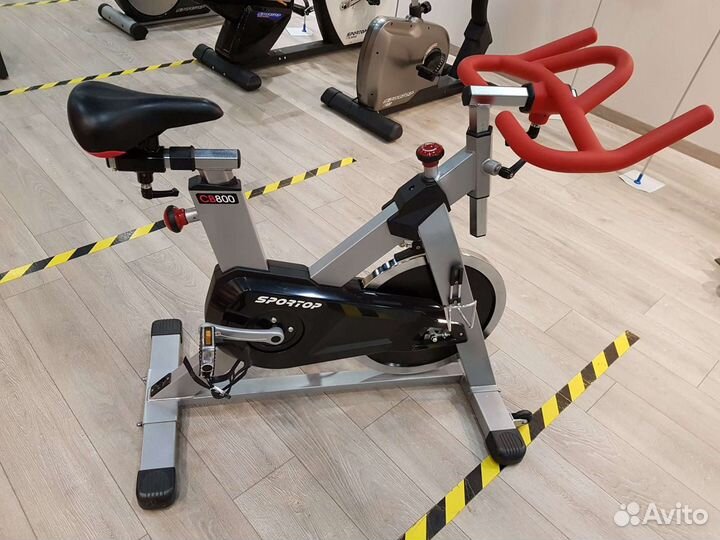 Велотренажер колодочный sportop (спин-байк) CB800