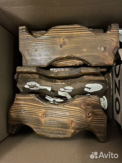 Деревянные украшения для бани/сауны