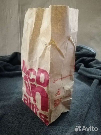 Упаковка из Mcdonalds