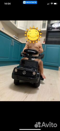 Машинка каталка толокар mercedes