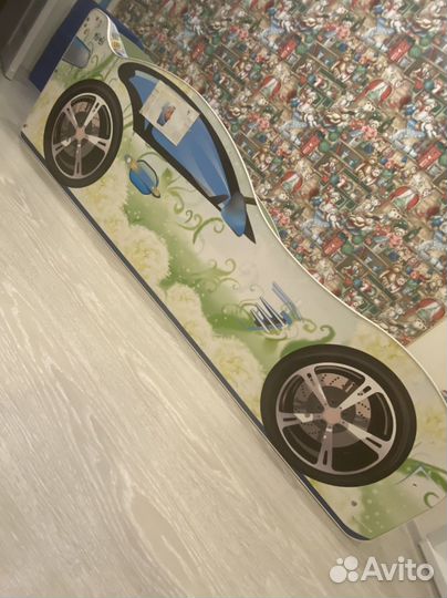 Кровать детская машинка