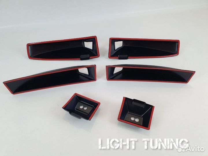 Аэродинамические накладки на рейлинги шевроле нива