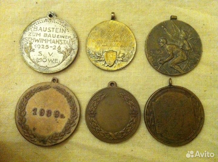 Спортивные медали, Европа, начало 20в