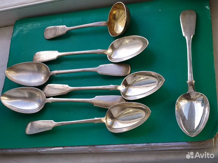 Царское Столовое серебро 84 аробы