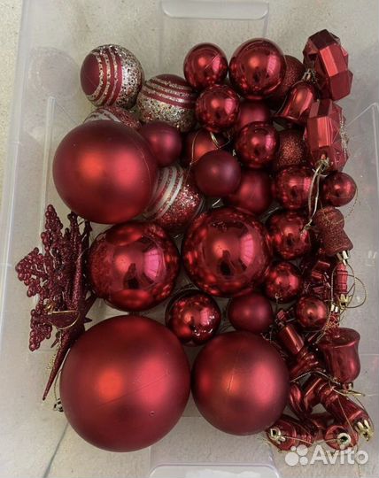 Набор елочных игрушек